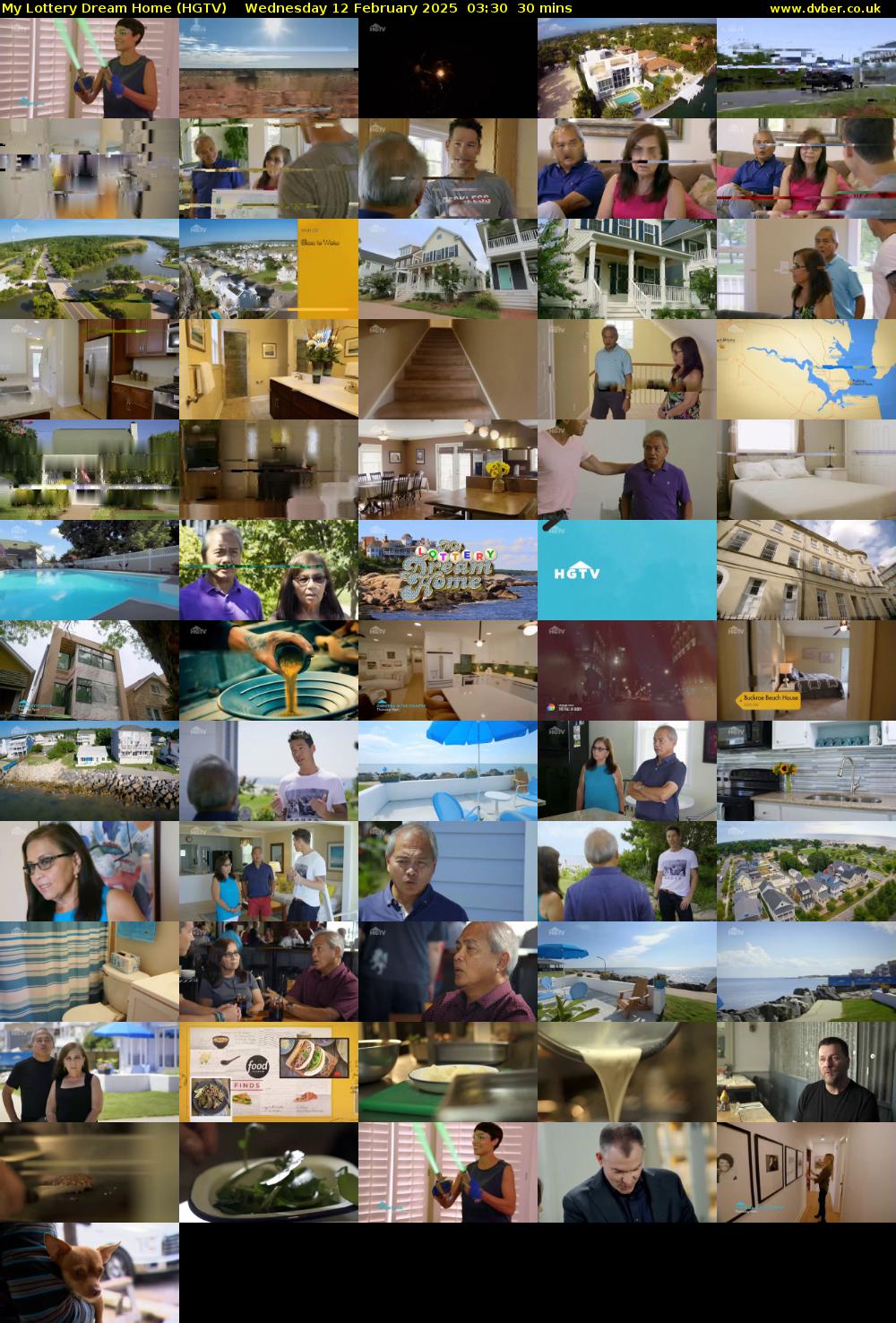 My Lottery Dream Home (HGTV) Wednesday 12 February 2025 03:30 - 04:00