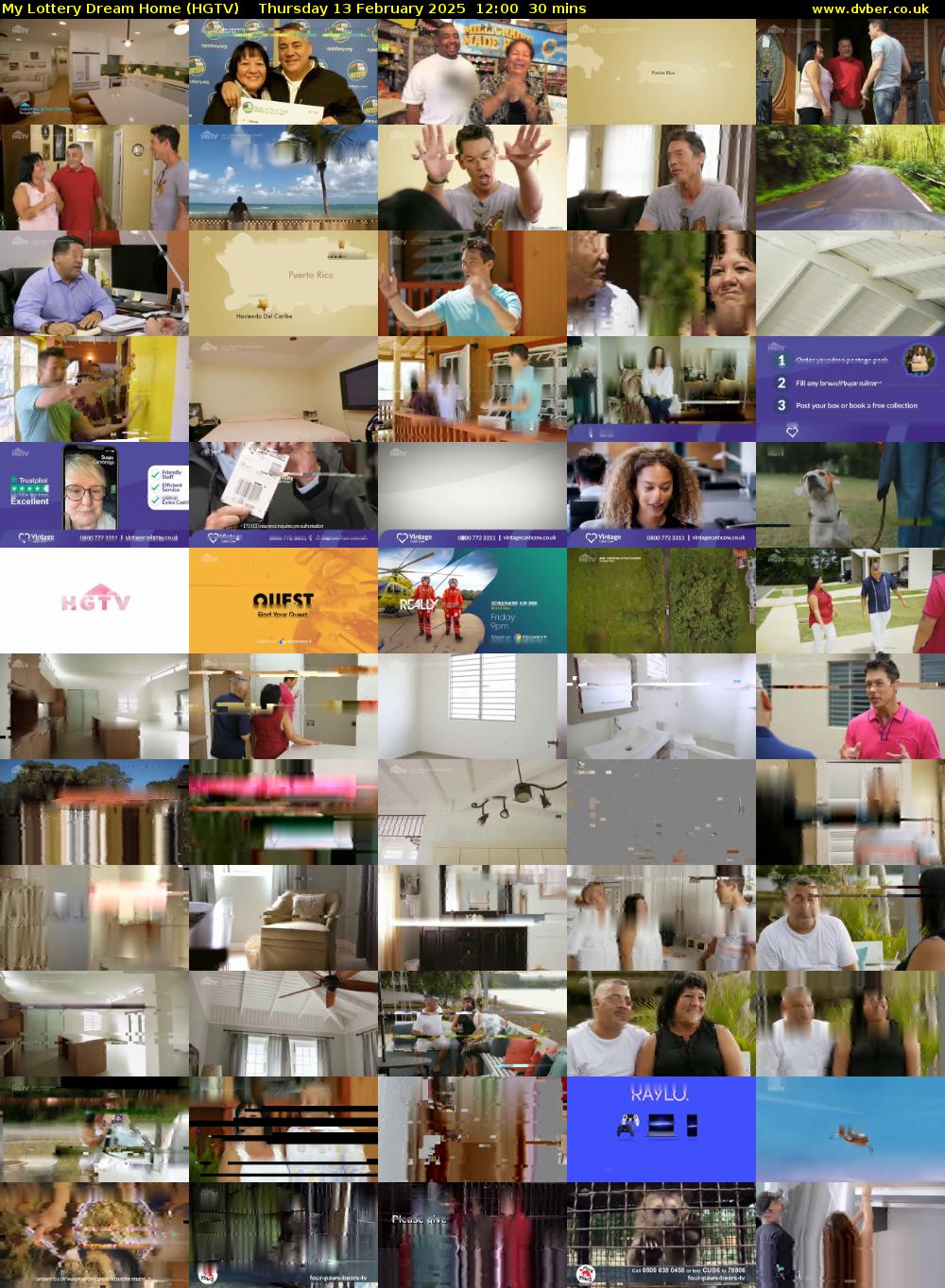 My Lottery Dream Home (HGTV) Thursday 13 February 2025 12:00 - 12:30