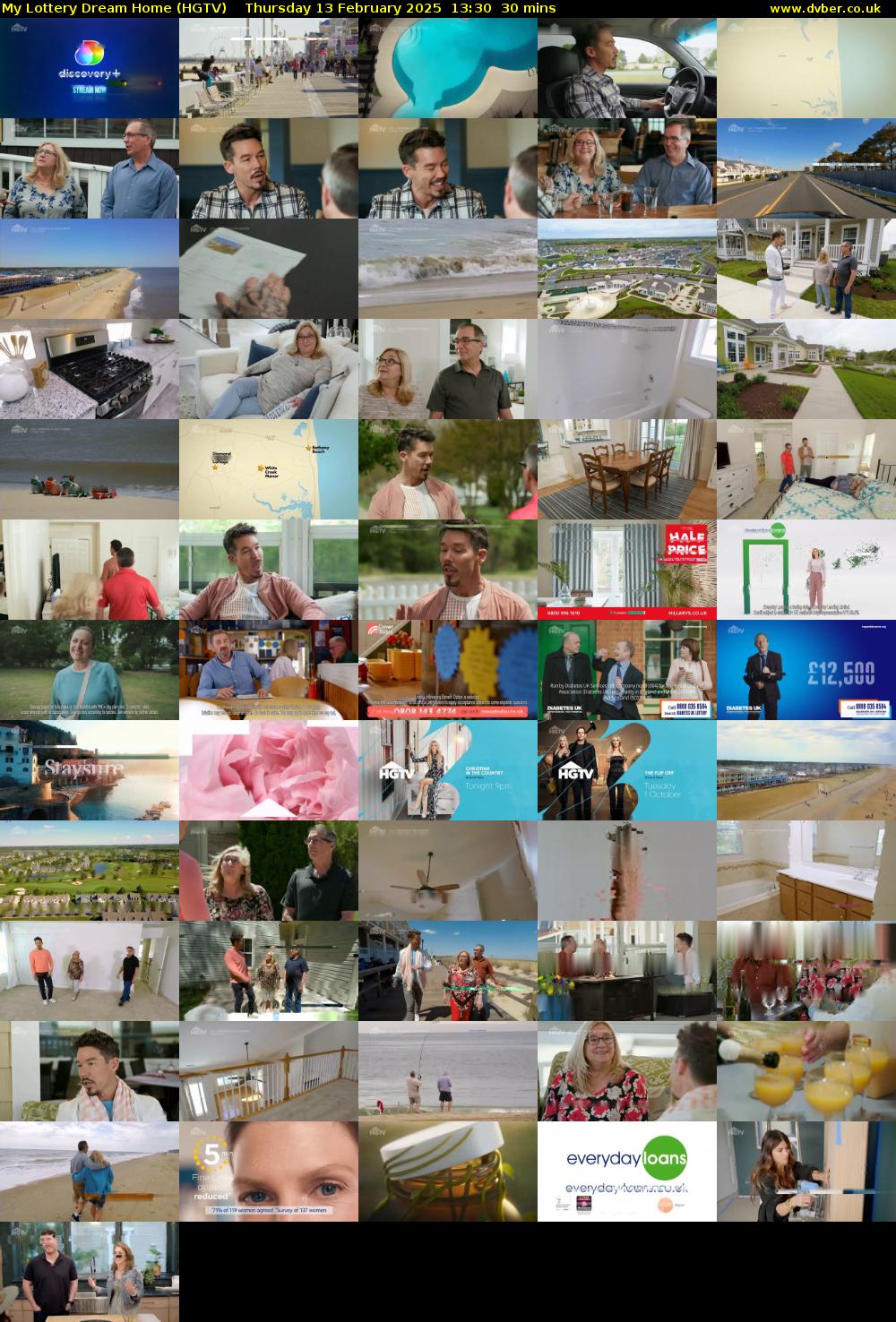 My Lottery Dream Home (HGTV) Thursday 13 February 2025 13:30 - 14:00
