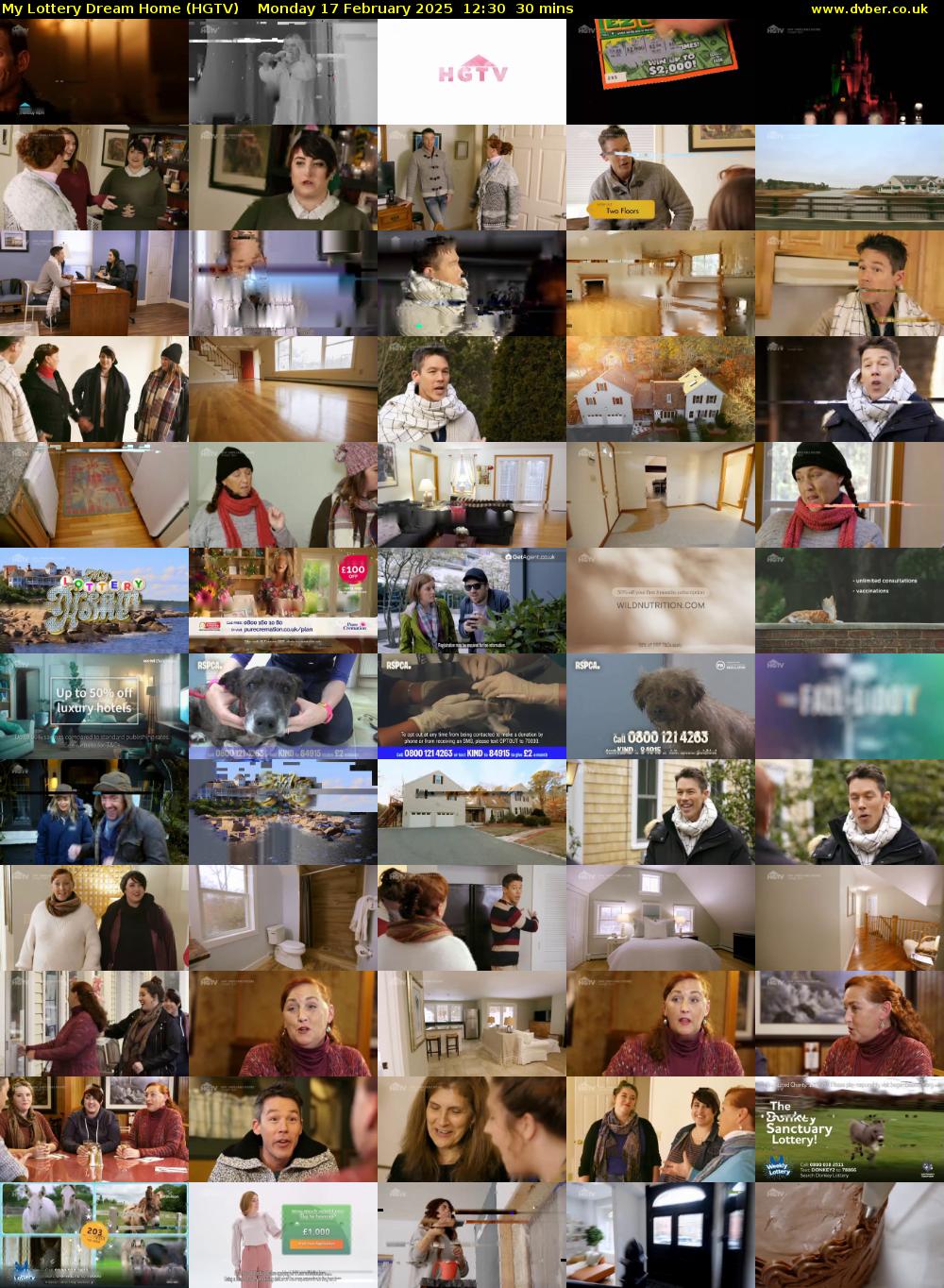 My Lottery Dream Home (HGTV) Monday 17 February 2025 12:30 - 13:00