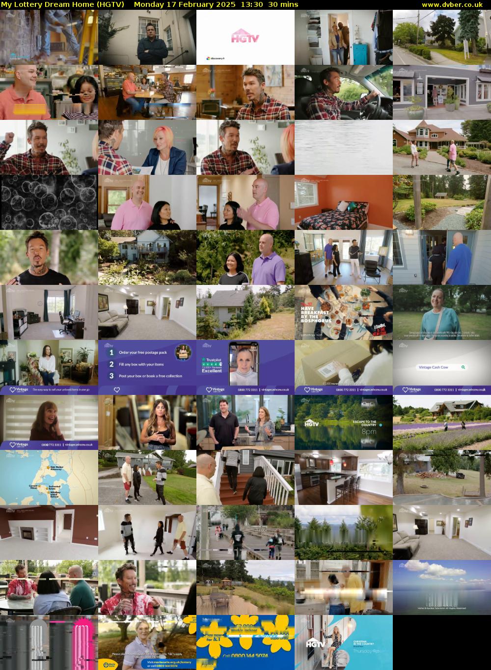 My Lottery Dream Home (HGTV) Monday 17 February 2025 13:30 - 14:00