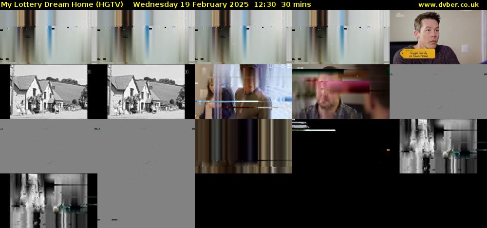 My Lottery Dream Home (HGTV) Wednesday 19 February 2025 12:30 - 13:00