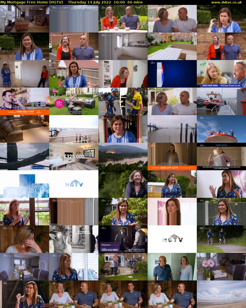 My Mortgage Free Home (HGTV) Thursday 14 July 2022 16:00 - 17:00