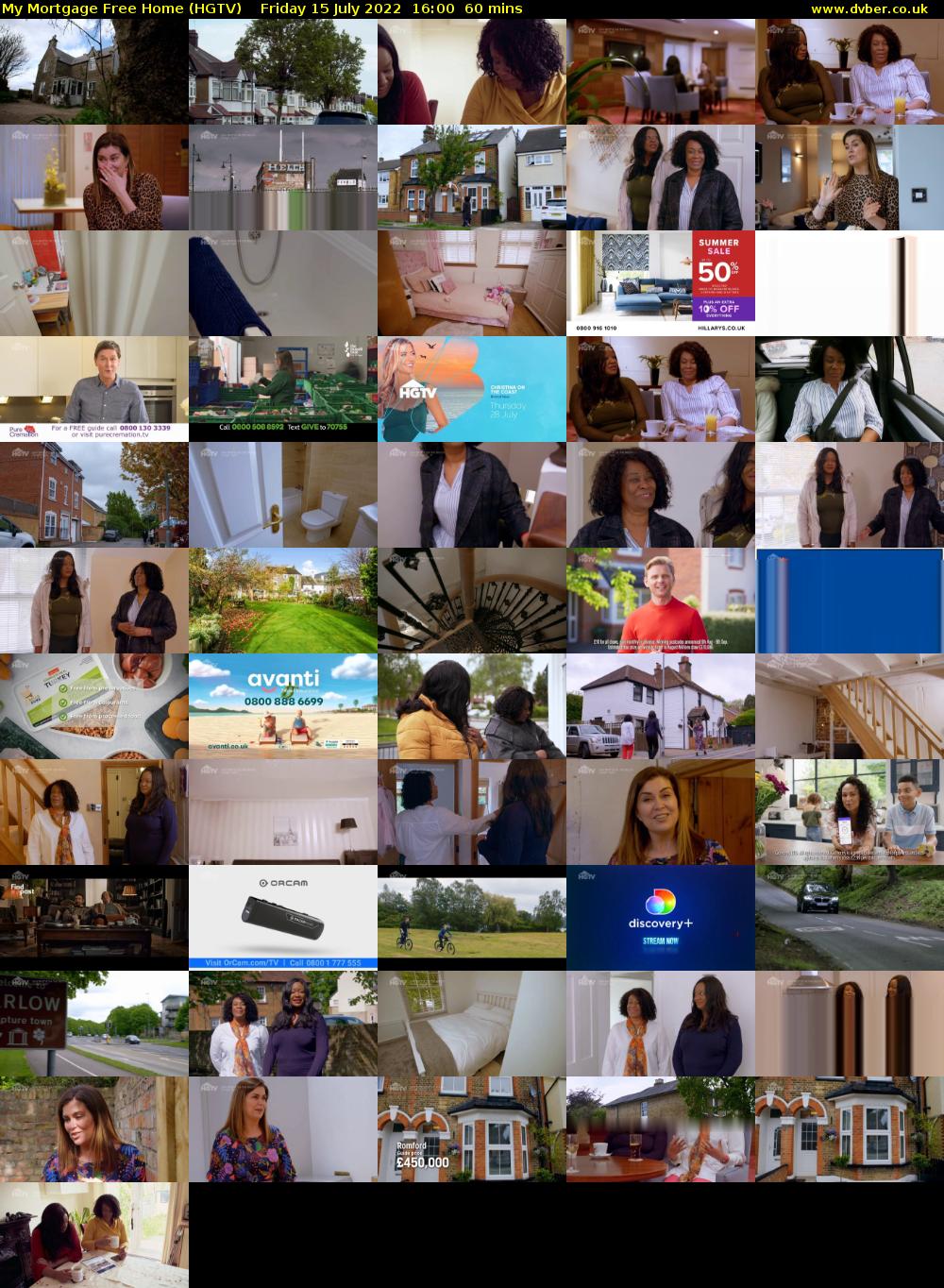 My Mortgage Free Home (HGTV) Friday 15 July 2022 16:00 - 17:00