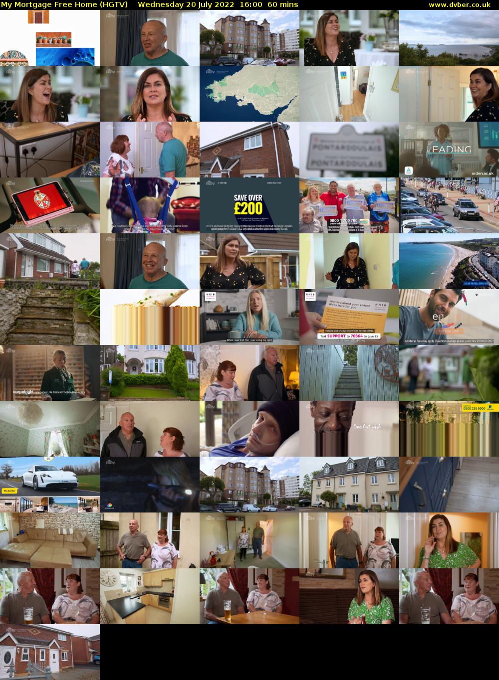 My Mortgage Free Home (HGTV) Wednesday 20 July 2022 16:00 - 17:00