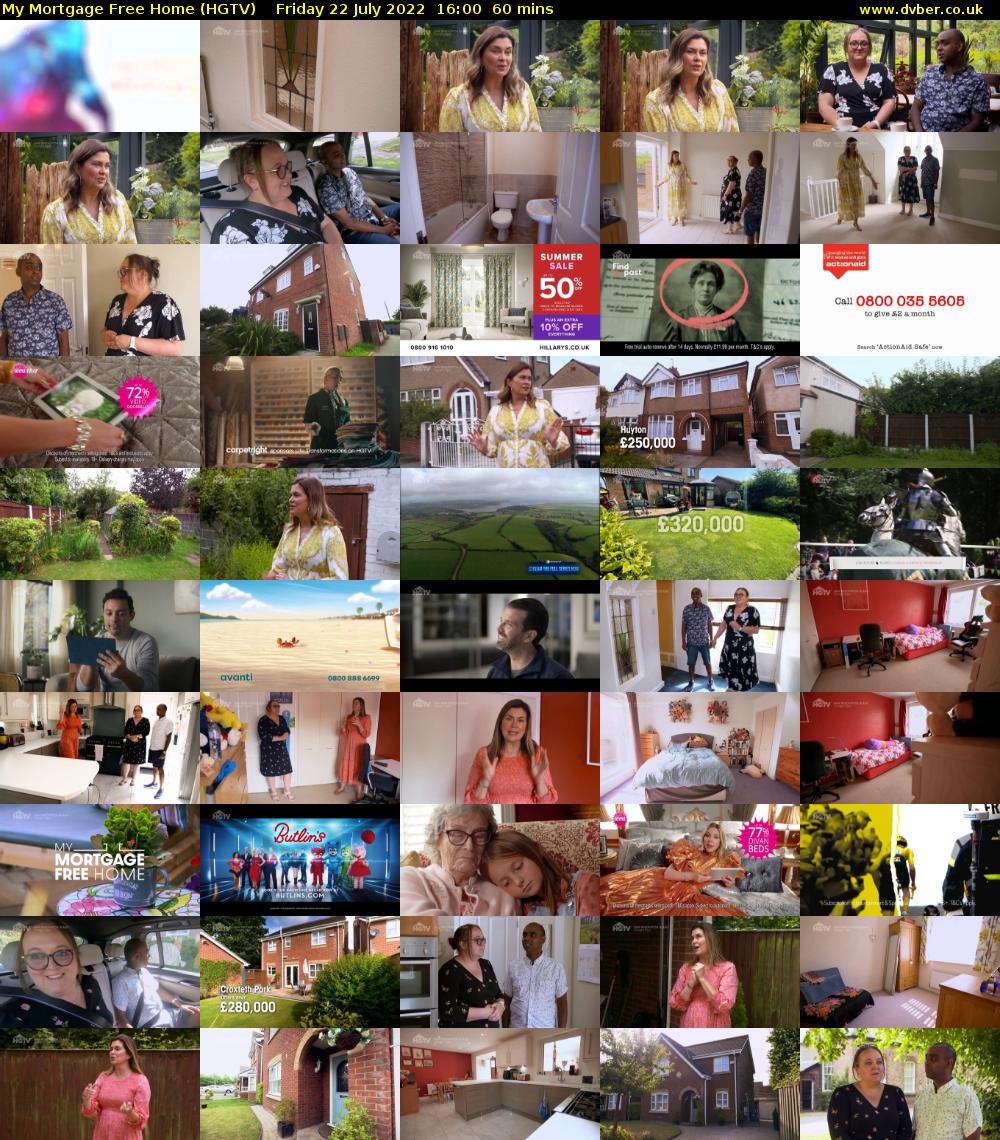 My Mortgage Free Home (HGTV) Friday 22 July 2022 16:00 - 17:00