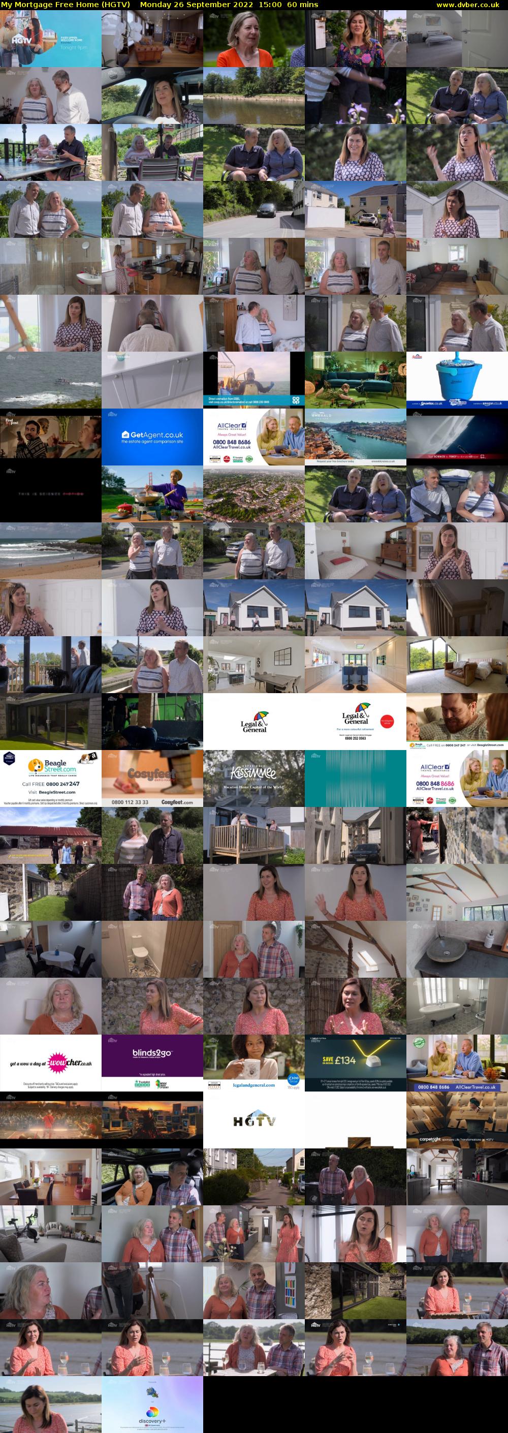 My Mortgage Free Home (HGTV) Monday 26 September 2022 15:00 - 16:00