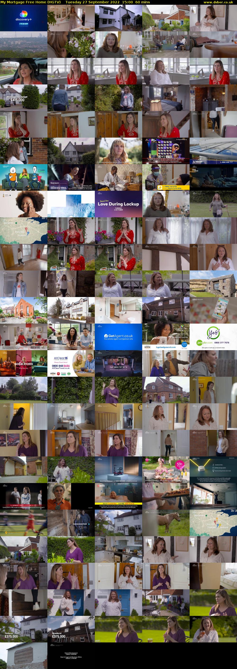 My Mortgage Free Home (HGTV) Tuesday 27 September 2022 15:00 - 16:00