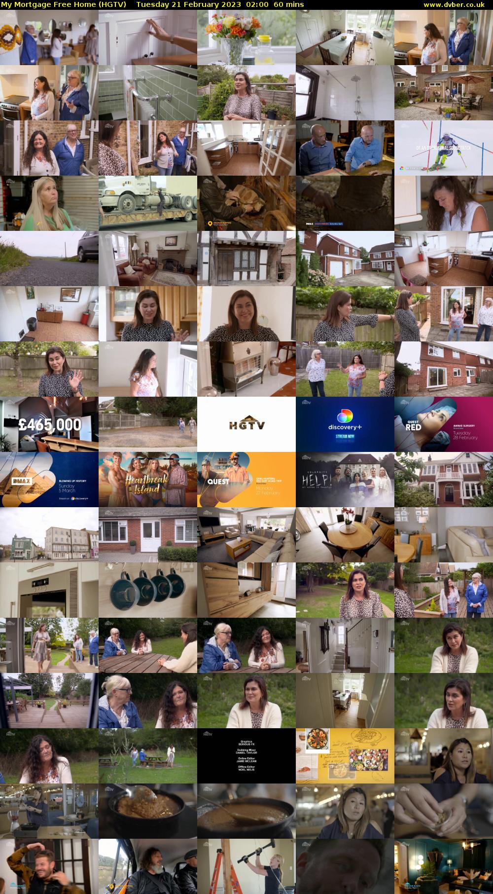 My Mortgage Free Home (HGTV) Tuesday 21 February 2023 02:00 - 03:00