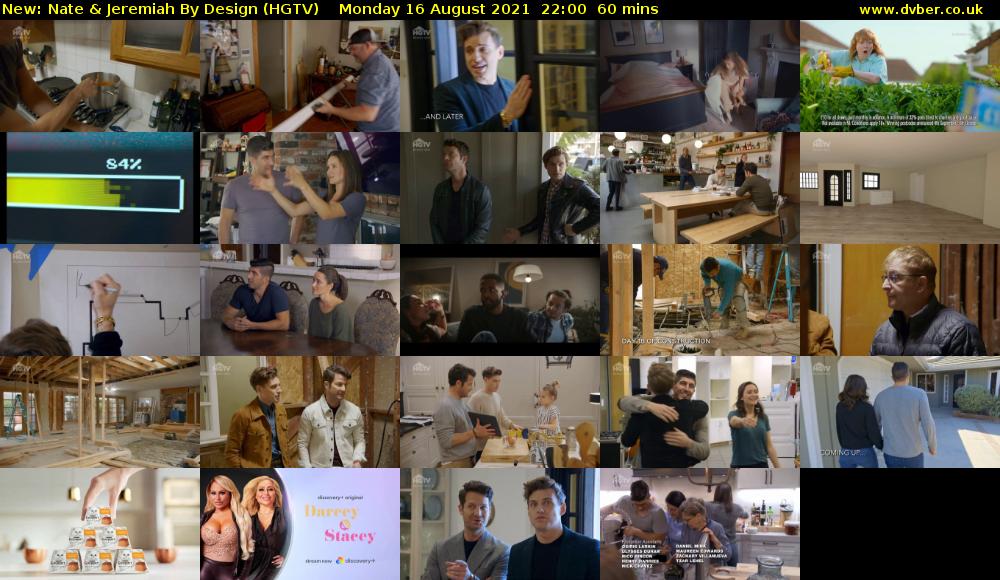 Nate & Jeremiah By Design (HGTV) Monday 16 August 2021 22:00 - 23:00