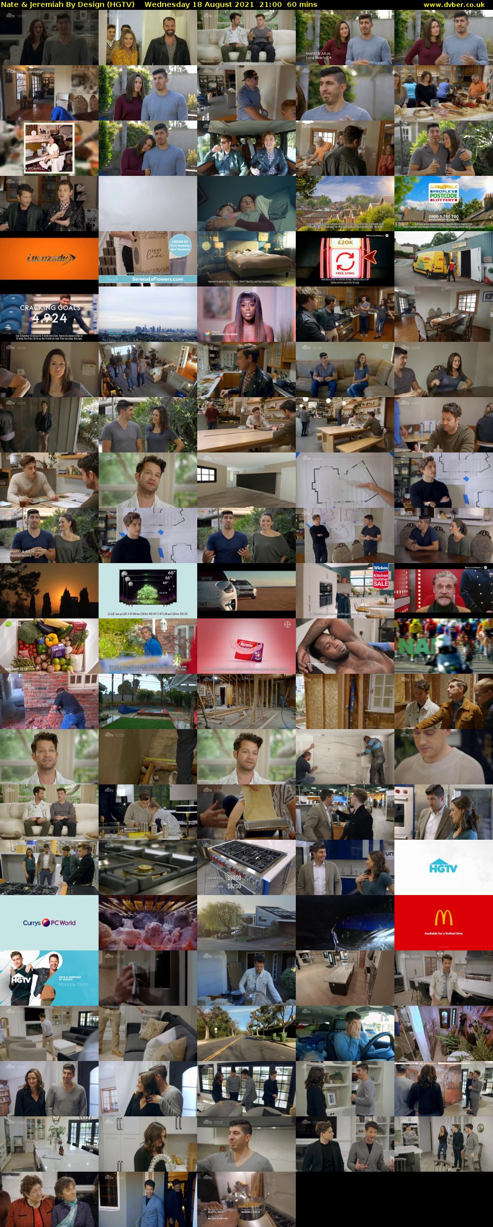 Nate & Jeremiah By Design (HGTV) Wednesday 18 August 2021 21:00 - 22:00