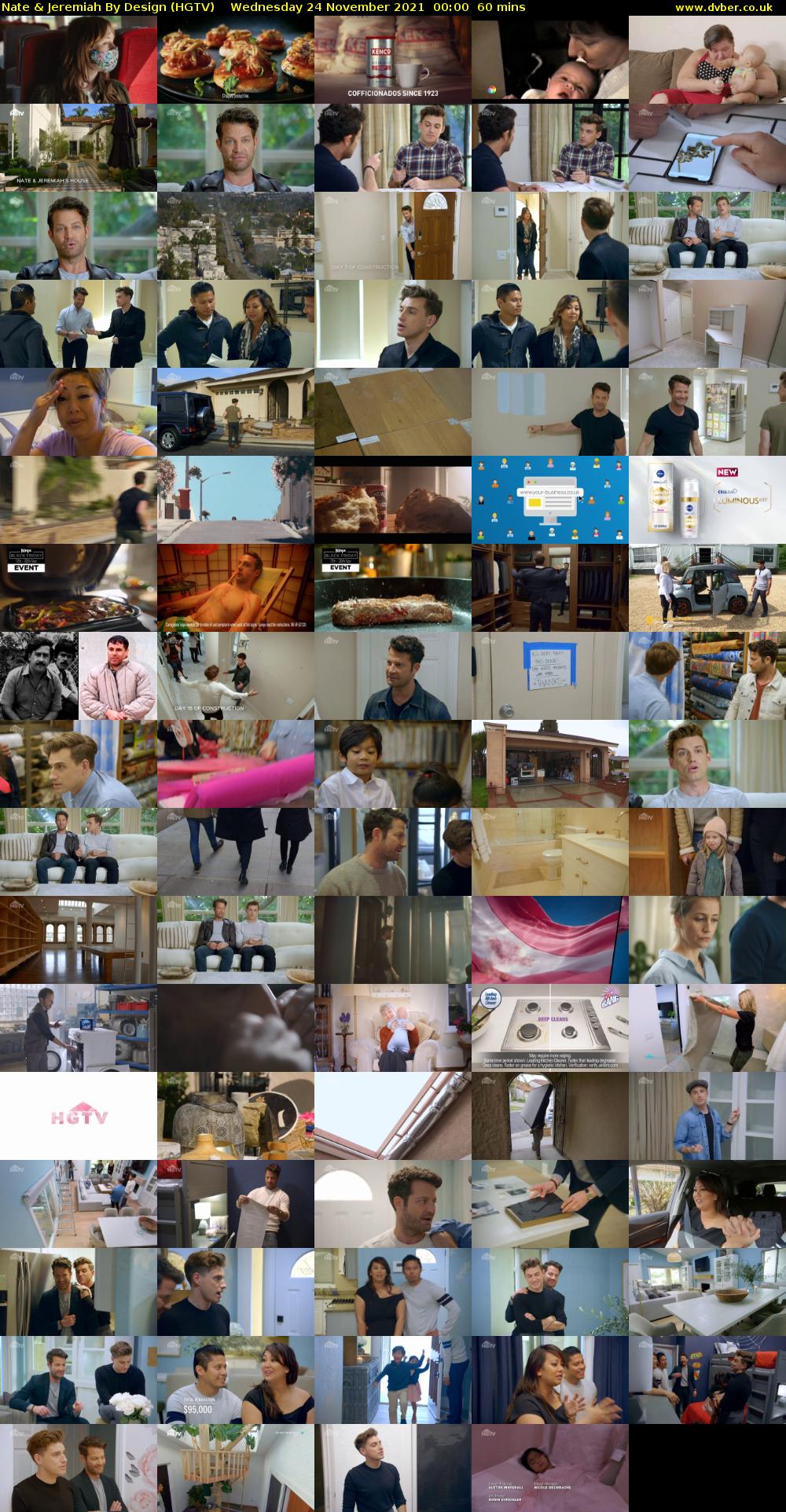 Nate & Jeremiah By Design (HGTV) Wednesday 24 November 2021 00:00 - 01:00