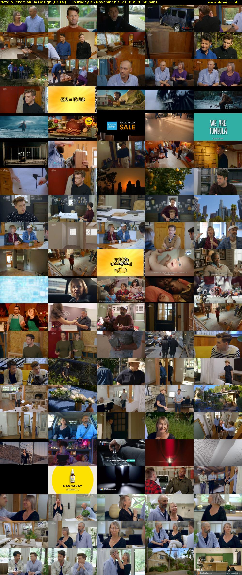 Nate & Jeremiah By Design (HGTV) Thursday 25 November 2021 00:00 - 01:00
