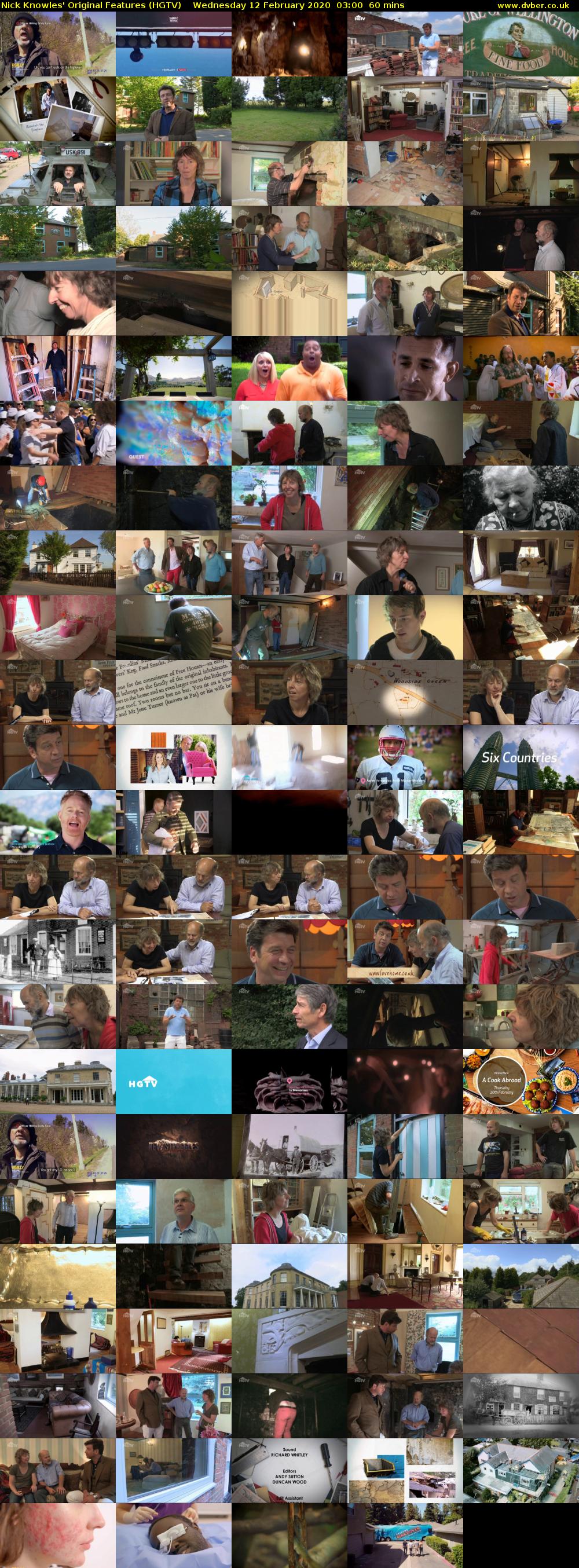 Nick Knowles' Original Features (HGTV) Wednesday 12 February 2020 03:00 - 04:00