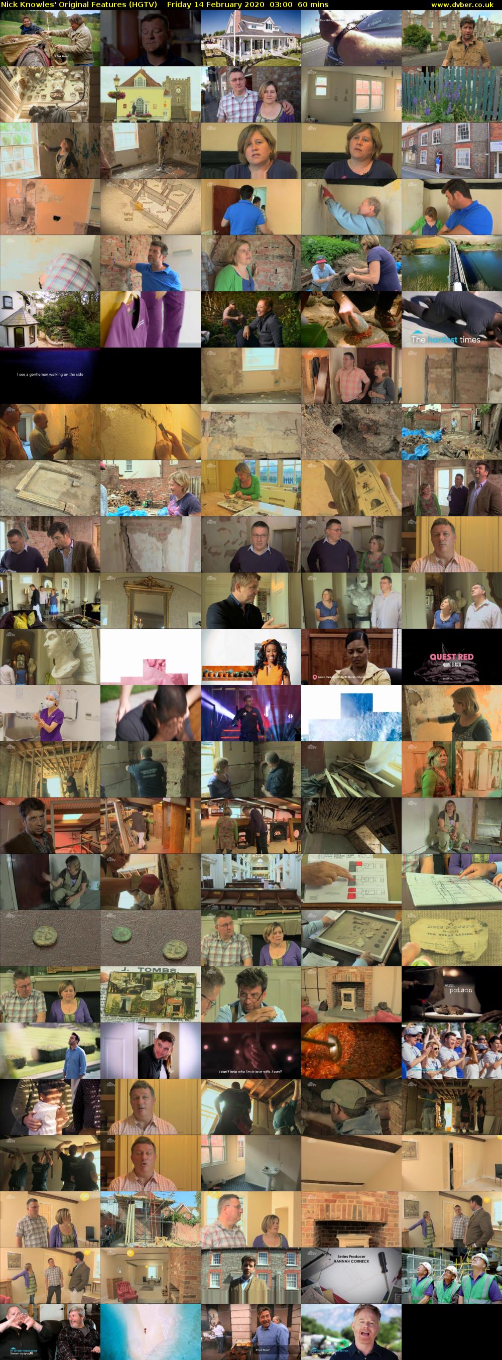 Nick Knowles' Original Features (HGTV) Friday 14 February 2020 03:00 - 04:00