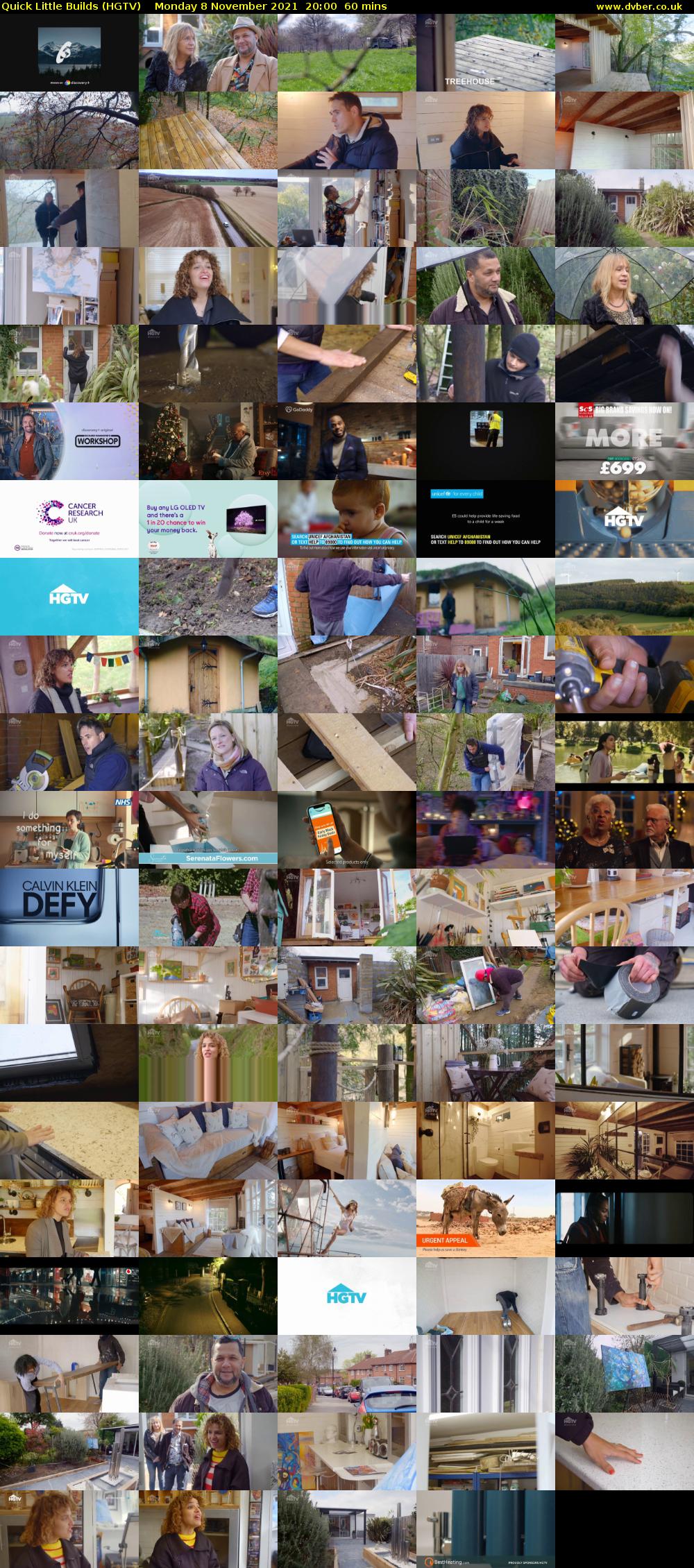 Quick Little Builds (HGTV) Monday 8 November 2021 20:00 - 21:00