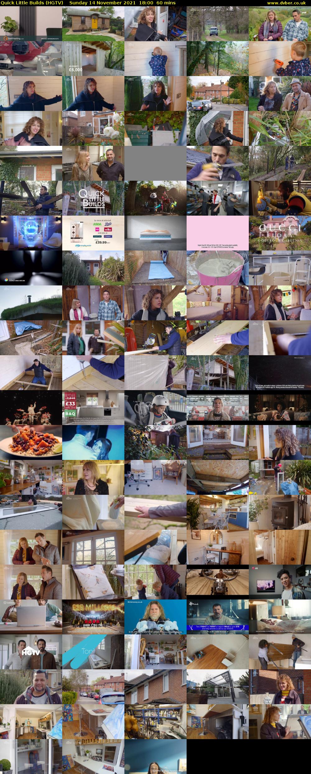 Quick Little Builds (HGTV) Sunday 14 November 2021 18:00 - 19:00
