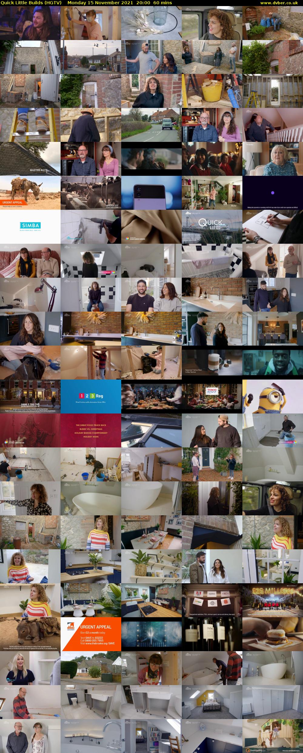 Quick Little Builds (HGTV) Monday 15 November 2021 20:00 - 21:00