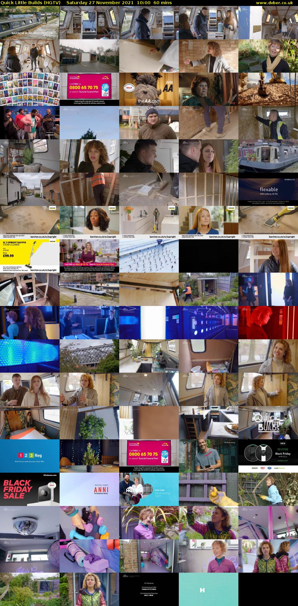 Quick Little Builds (HGTV) Saturday 27 November 2021 10:00 - 11:00