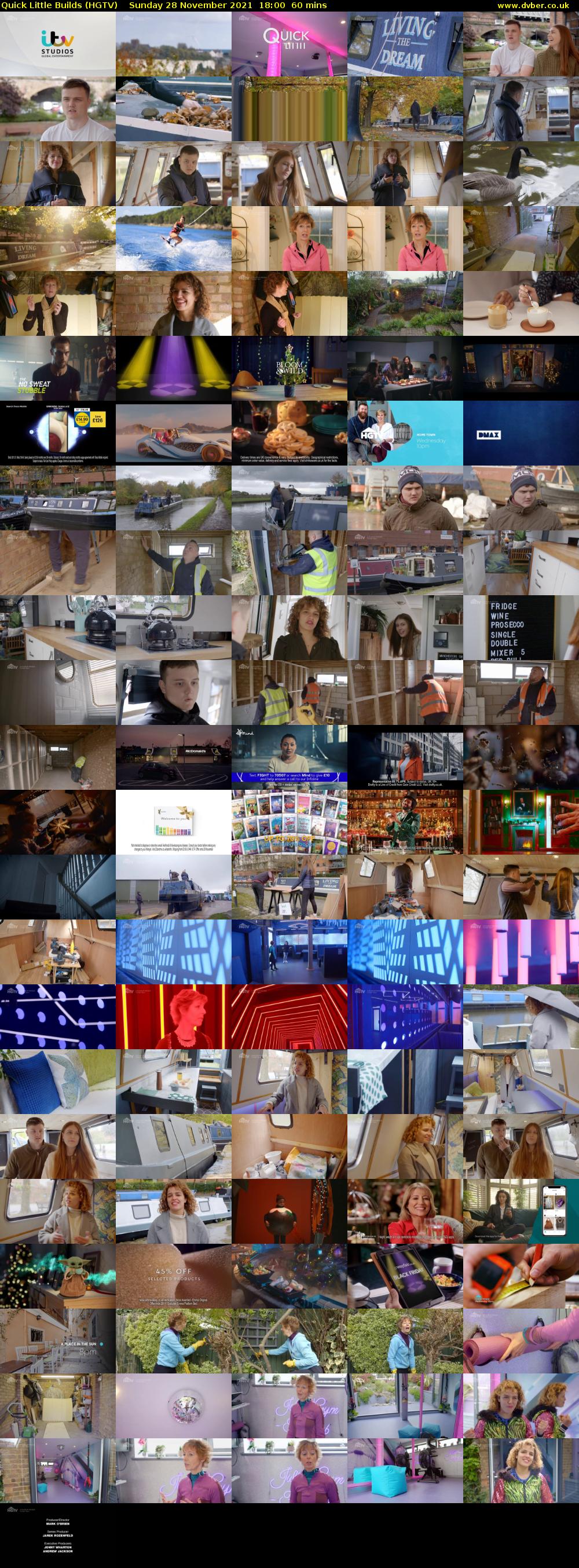 Quick Little Builds (HGTV) Sunday 28 November 2021 18:00 - 19:00