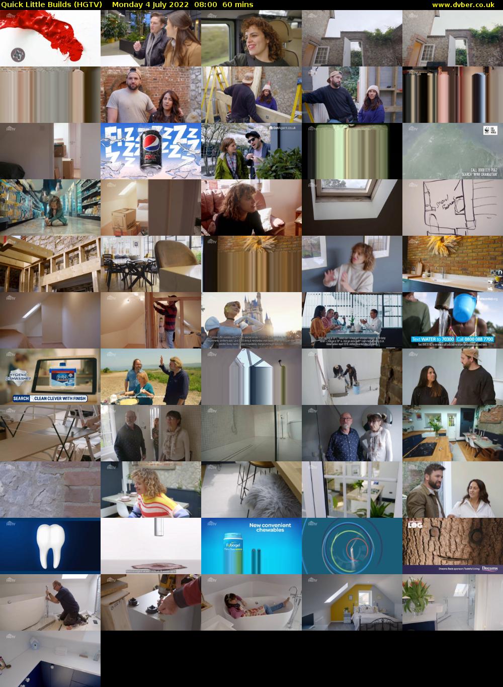 Quick Little Builds (HGTV) Monday 4 July 2022 08:00 - 09:00