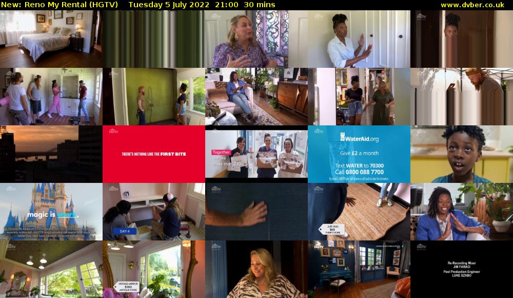 Reno My Rental (HGTV) Tuesday 5 July 2022 21:00 - 21:30