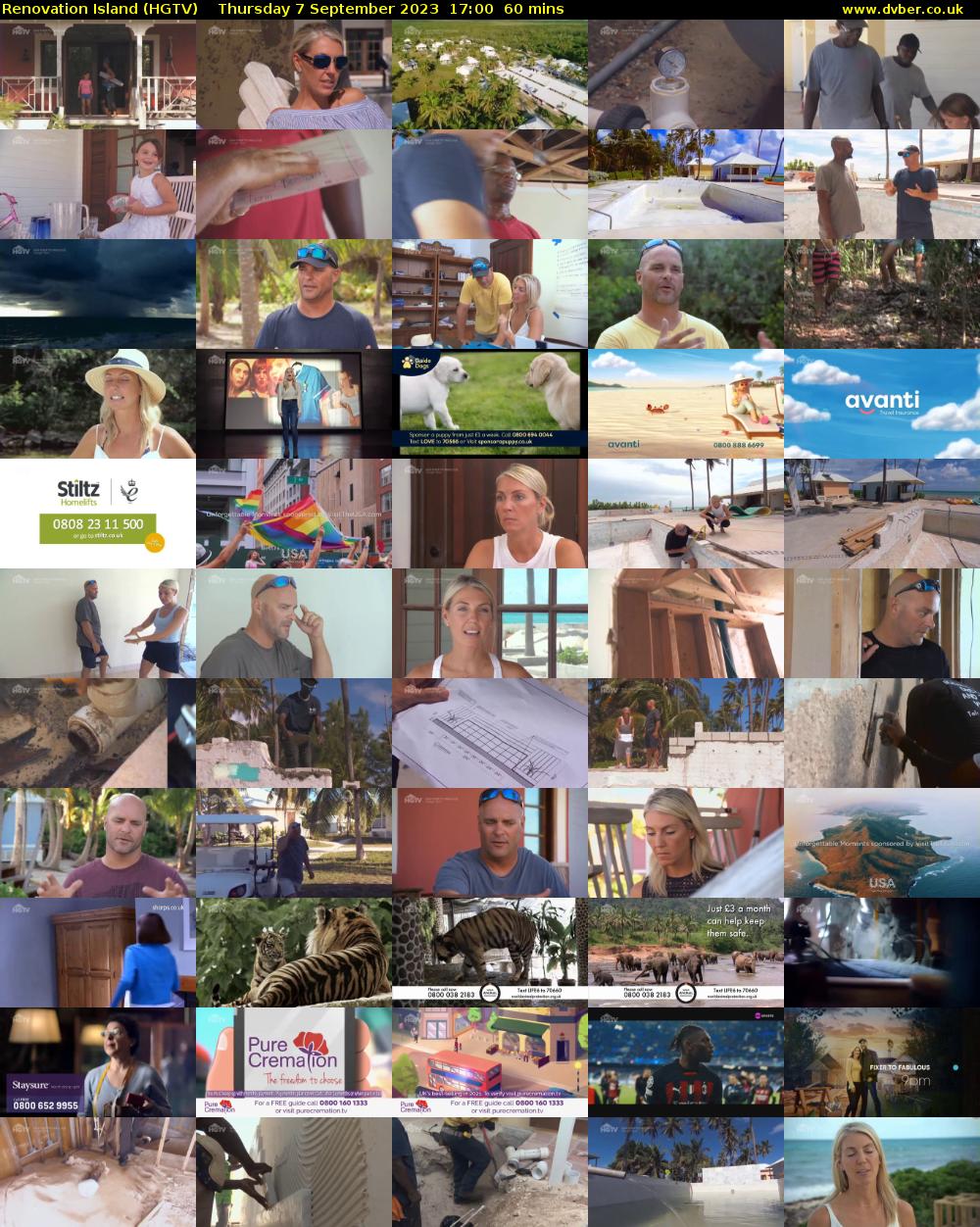 Renovation Island (HGTV) Thursday 7 September 2023 17:00 - 18:00