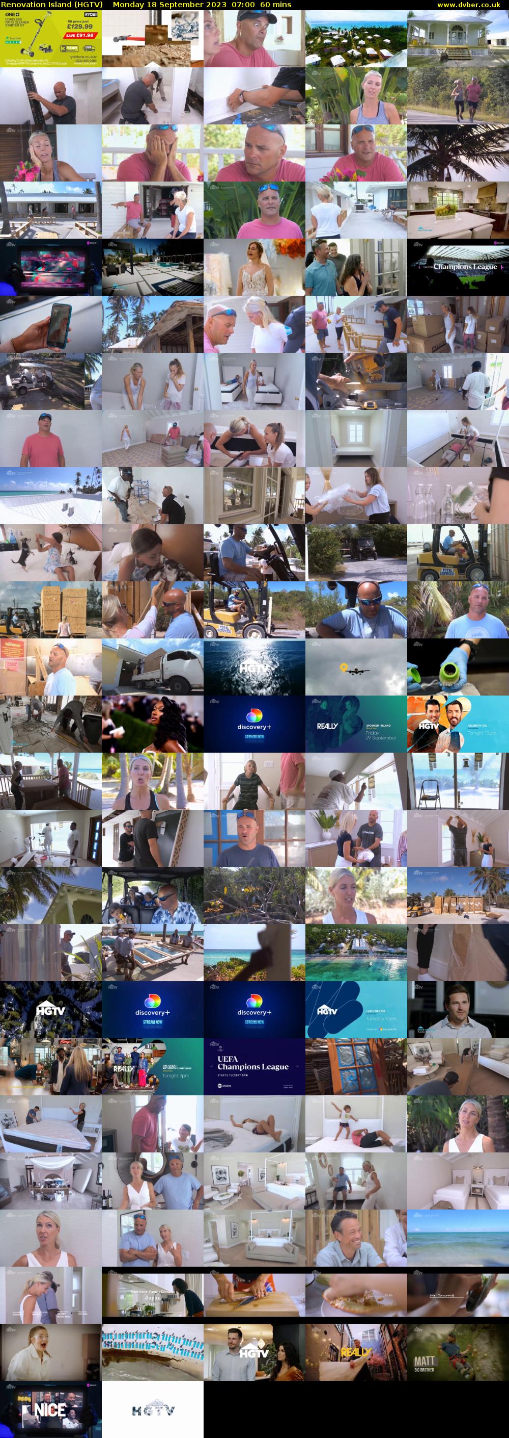 Renovation Island (HGTV) Monday 18 September 2023 07:00 - 08:00