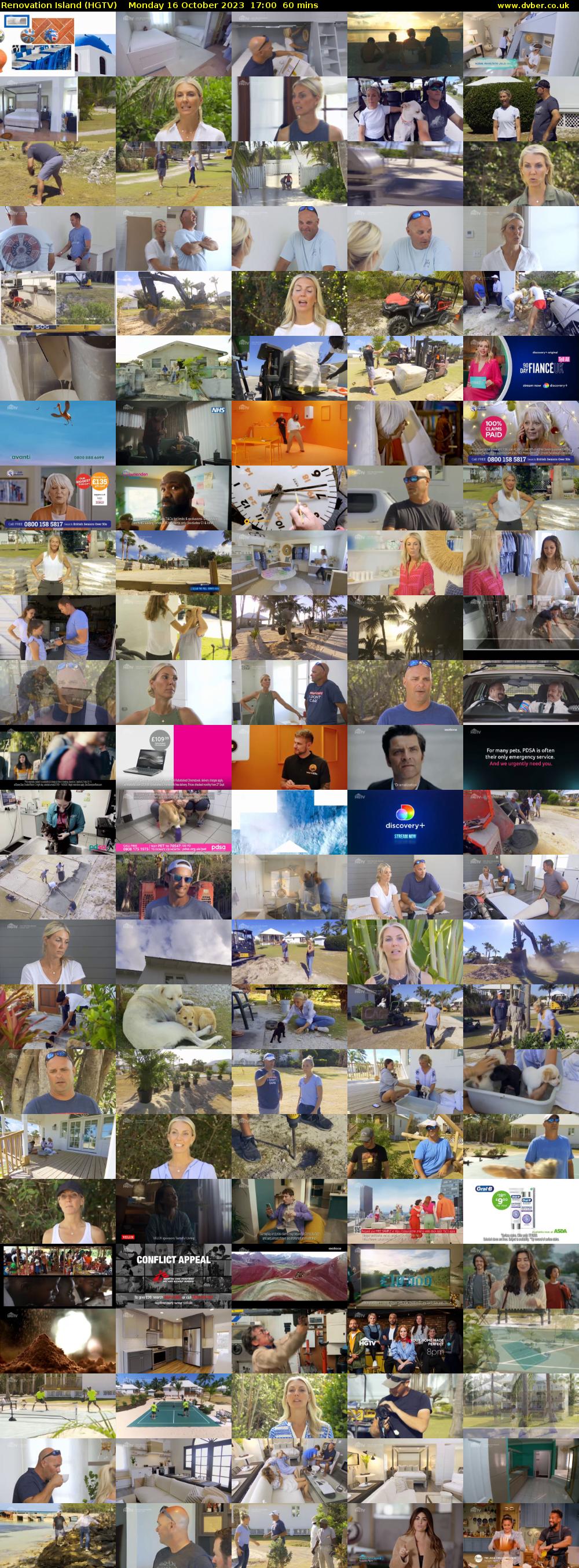 Renovation Island (HGTV) Monday 16 October 2023 17:00 - 18:00
