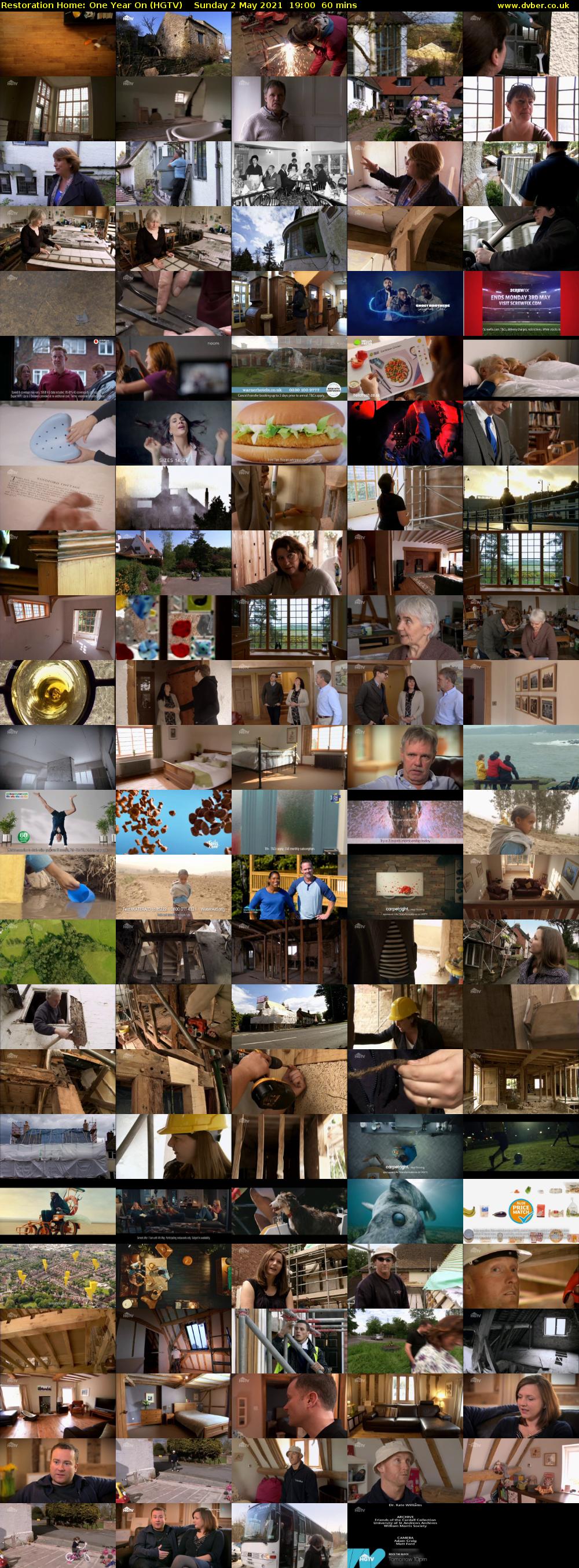 Restoration Home: One Year On (HGTV) Sunday 2 May 2021 19:00 - 20:00