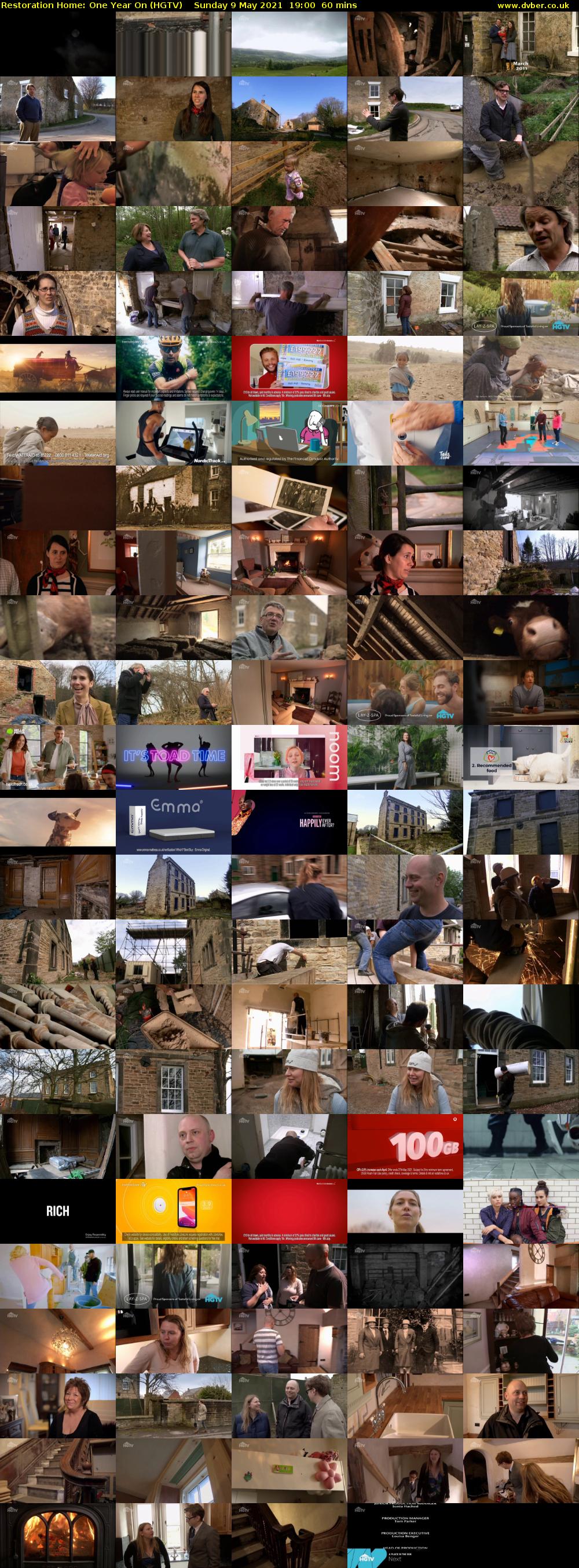 Restoration Home: One Year On (HGTV) Sunday 9 May 2021 19:00 - 20:00