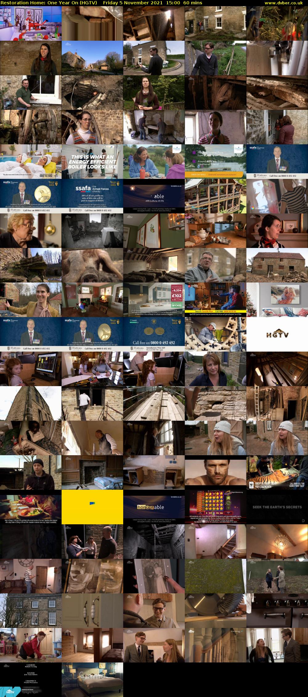 Restoration Home: One Year On (HGTV) Friday 5 November 2021 15:00 - 16:00