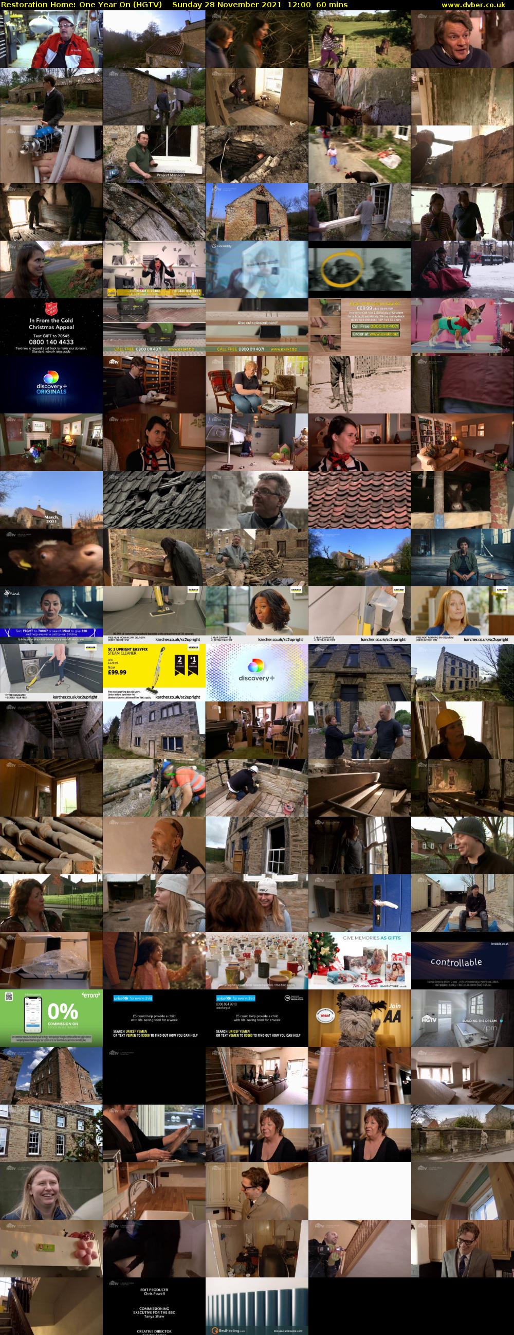 Restoration Home: One Year On (HGTV) Sunday 28 November 2021 12:00 - 13:00