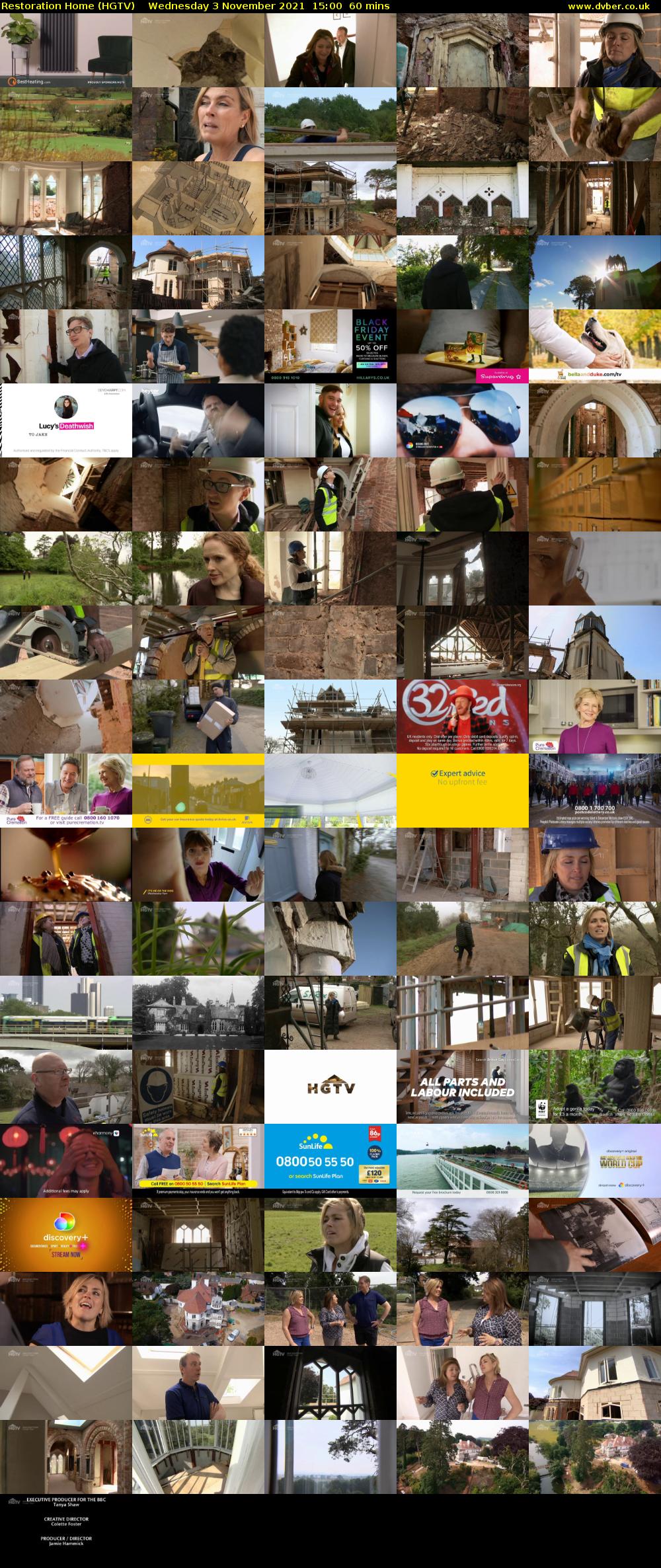 Restoration Home (HGTV) Wednesday 3 November 2021 15:00 - 16:00