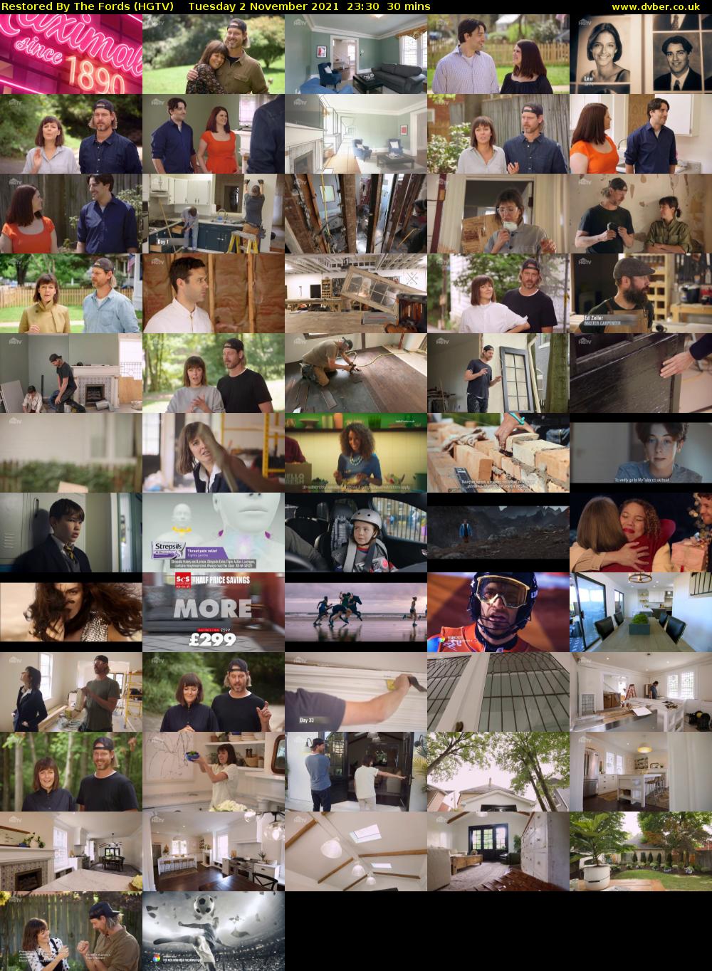 Restored By The Fords (HGTV) Tuesday 2 November 2021 23:30 - 00:00