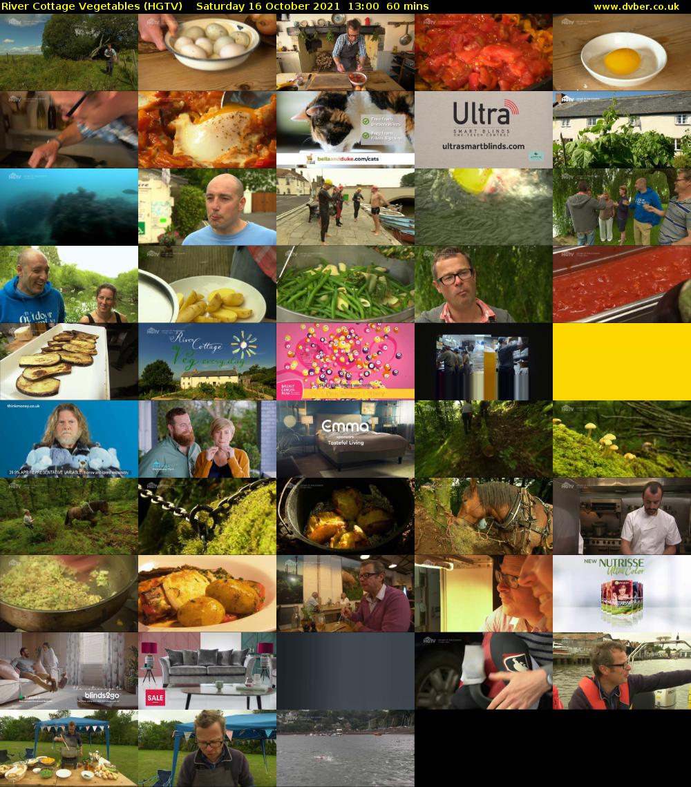 River Cottage Vegetables (HGTV) Saturday 16 October 2021 13:00 - 14:00