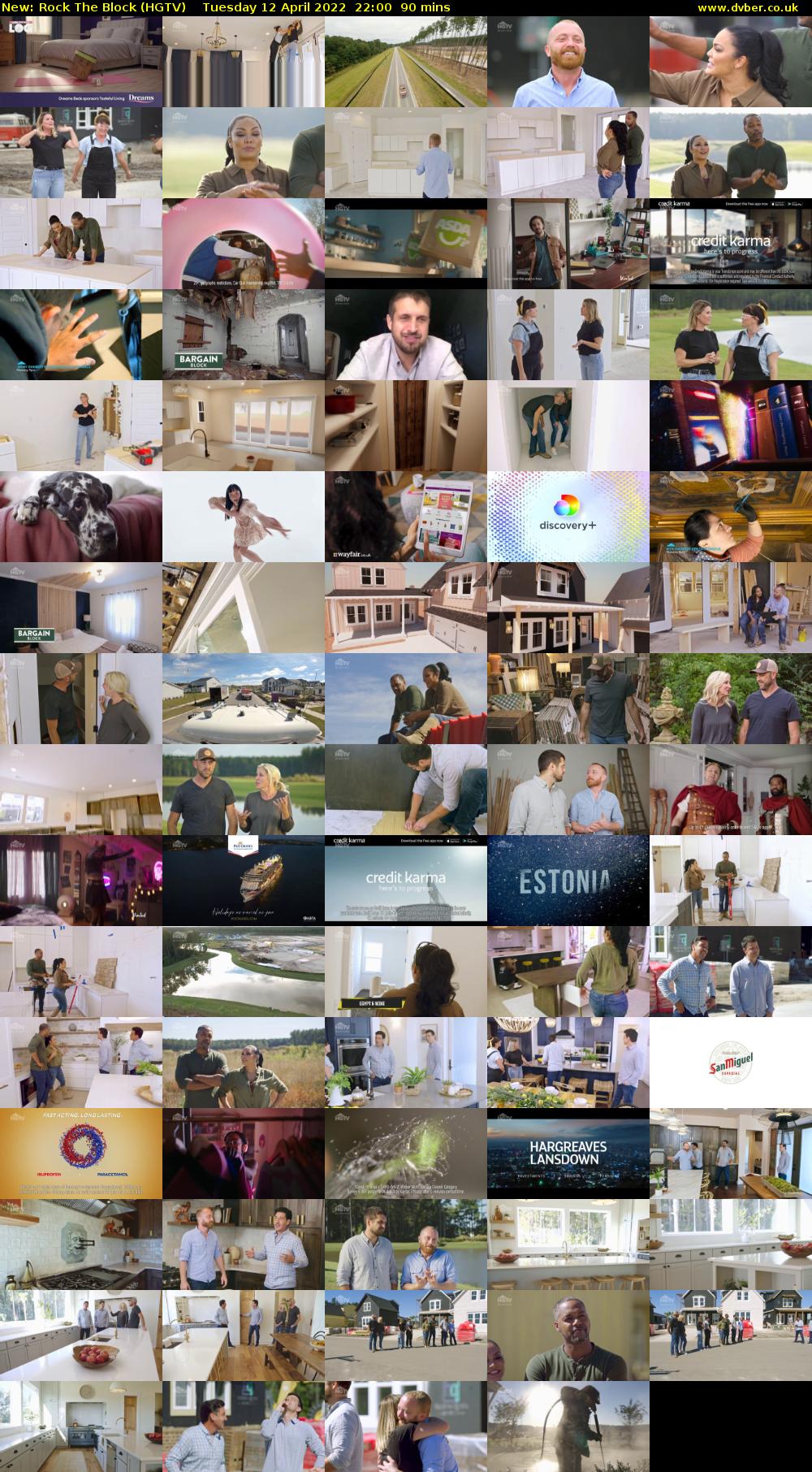 Rock The Block (HGTV) Tuesday 12 April 2022 22:00 - 23:30