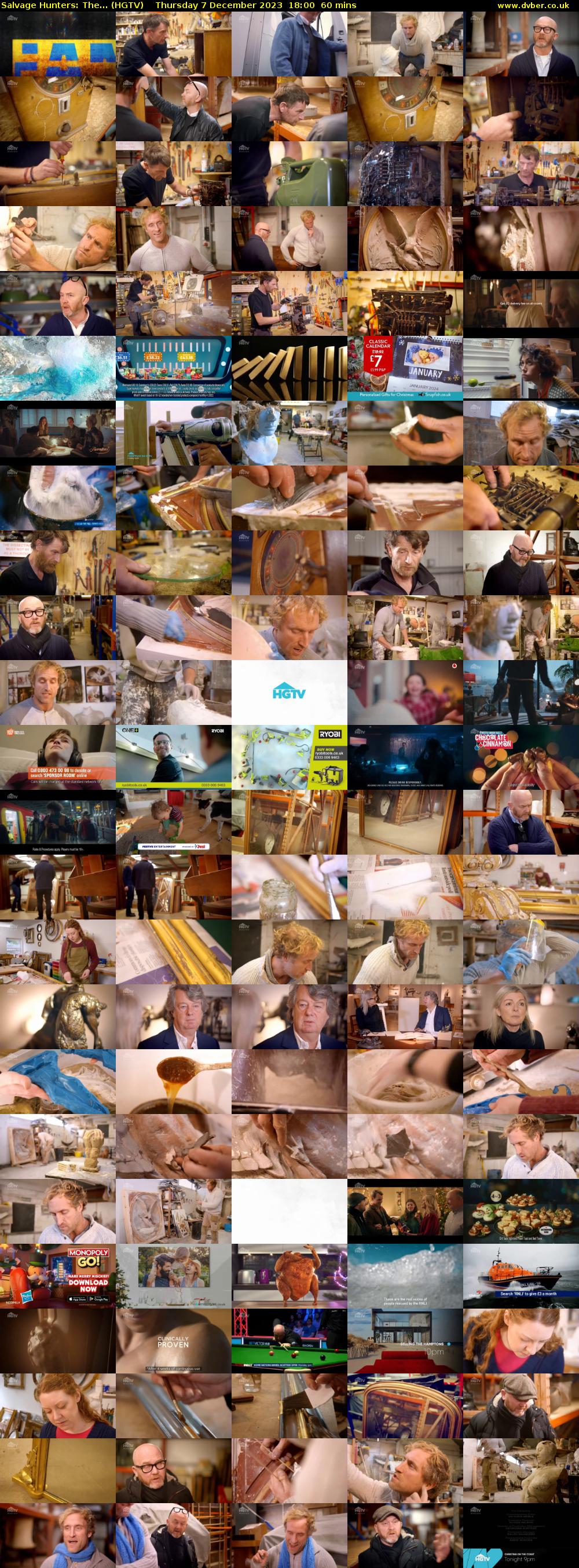Salvage Hunters: The... (HGTV) Thursday 7 December 2023 18:00 - 19:00