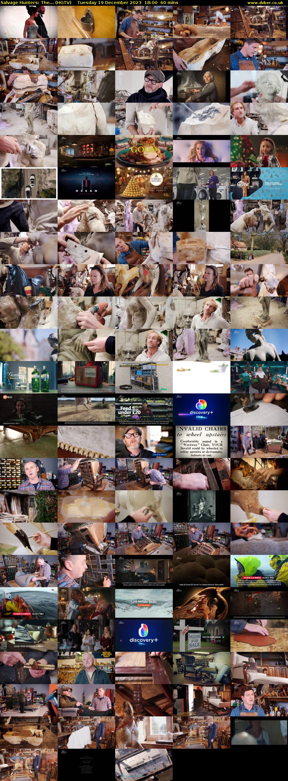 Salvage Hunters: The... (HGTV) Tuesday 19 December 2023 18:00 - 19:00