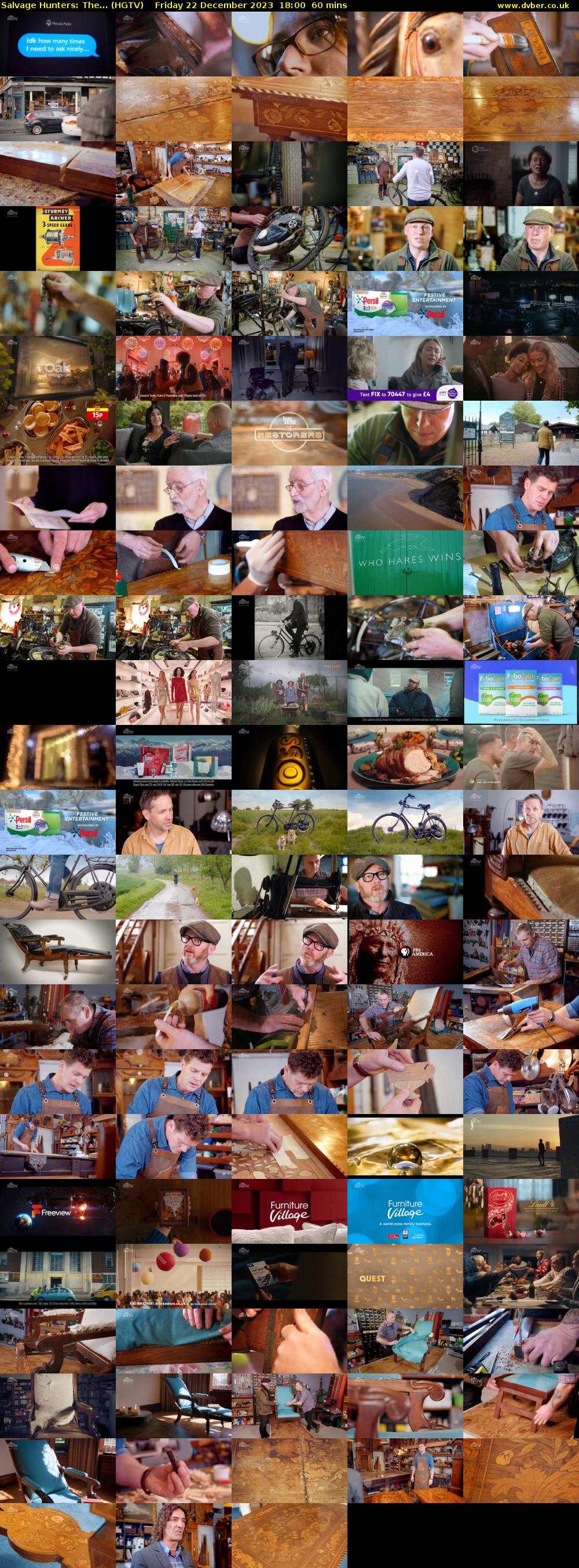 Salvage Hunters: The... (HGTV) Friday 22 December 2023 18:00 - 19:00