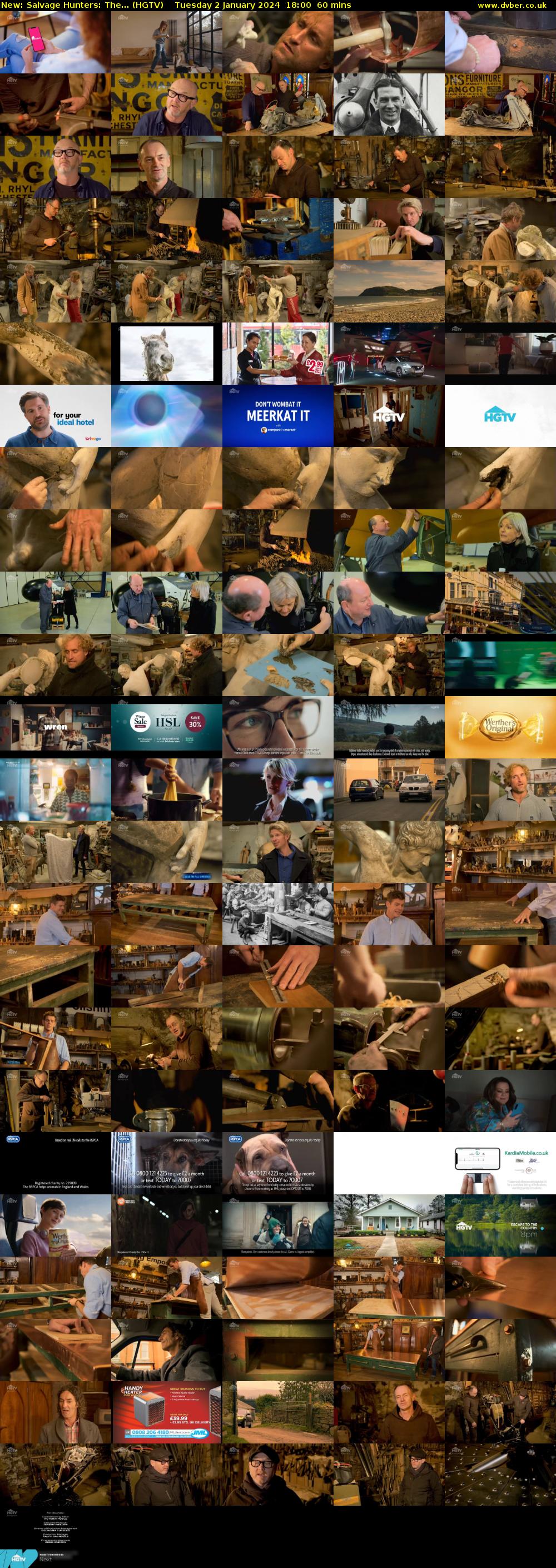 Salvage Hunters: The... (HGTV) Tuesday 2 January 2024 18:00 - 19:00