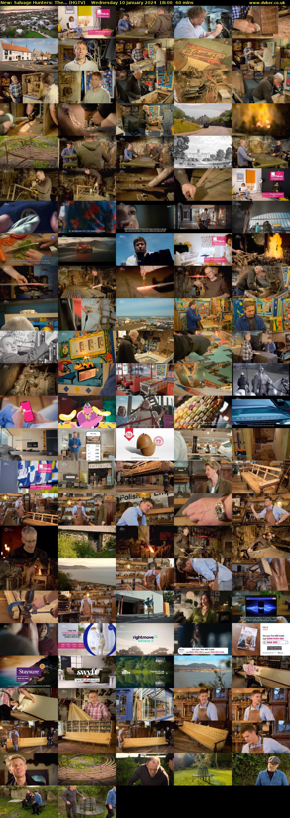 Salvage Hunters: The... (HGTV) Wednesday 10 January 2024 18:00 - 19:00
