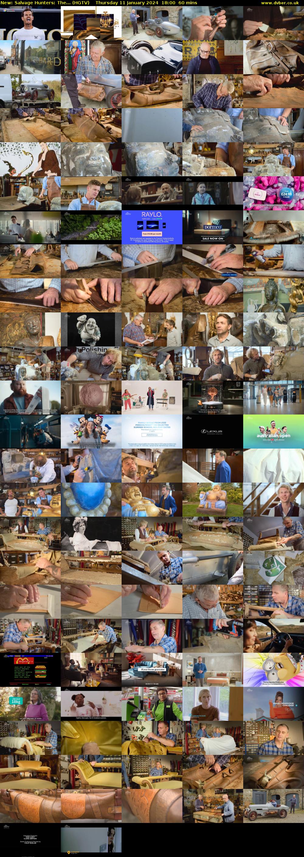 Salvage Hunters: The... (HGTV) Thursday 11 January 2024 18:00 - 19:00