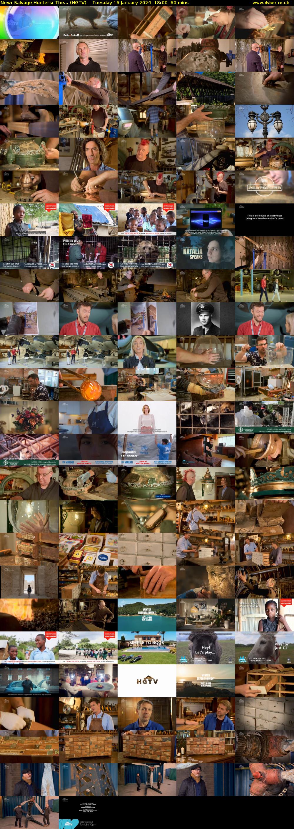 Salvage Hunters: The... (HGTV) Tuesday 16 January 2024 18:00 - 19:00