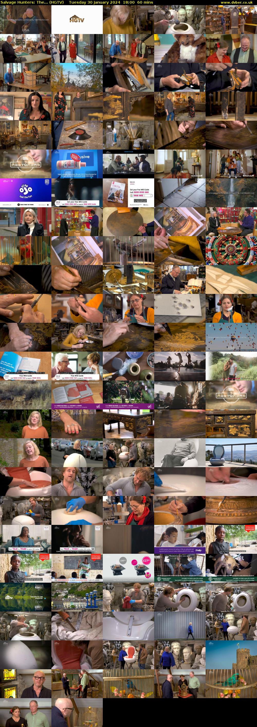 Salvage Hunters: The... (HGTV) Tuesday 30 January 2024 18:00 - 19:00
