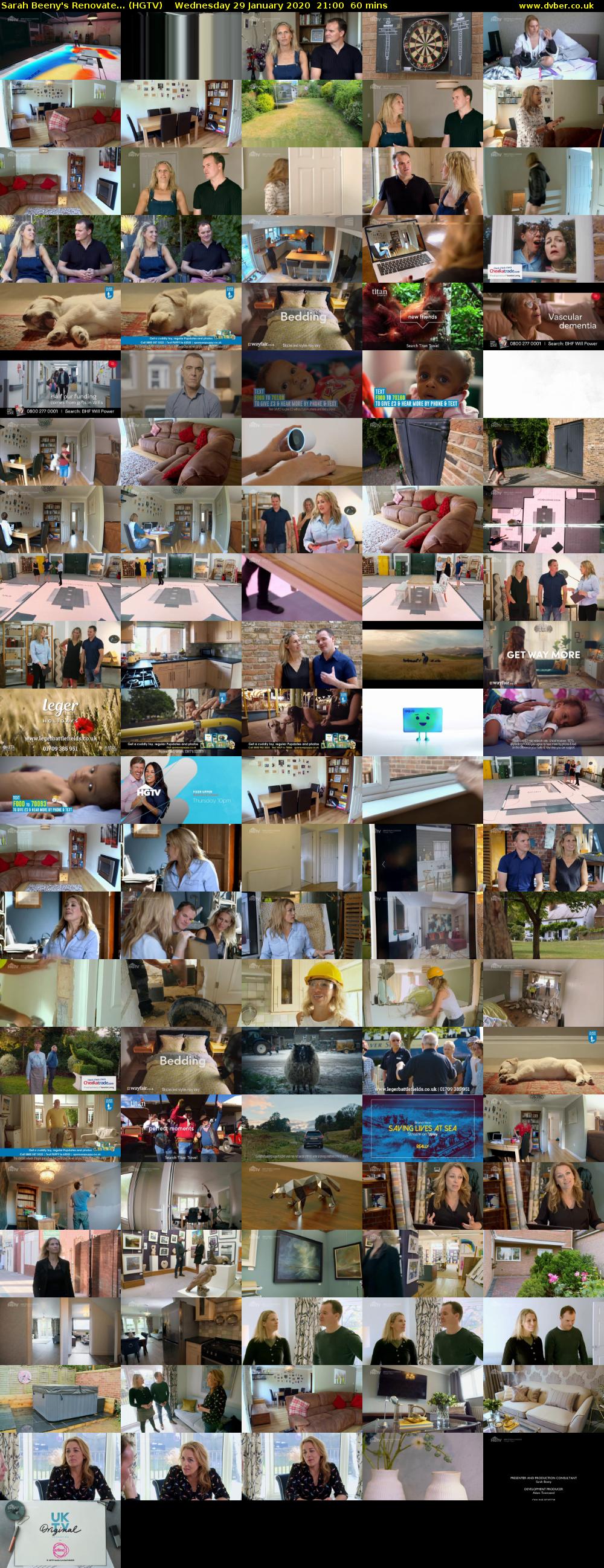 Sarah Beeny's Renovate... (HGTV) Wednesday 29 January 2020 21:00 - 22:00