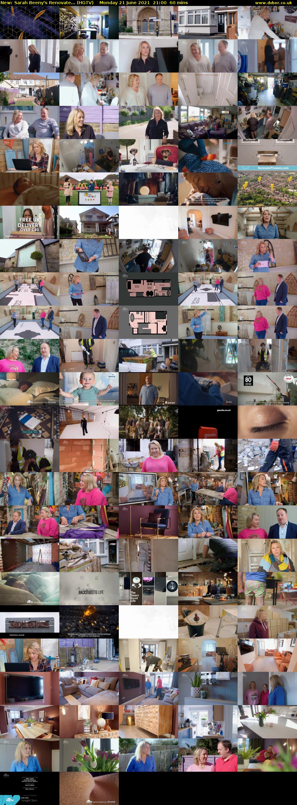 Sarah Beeny's Renovate... (HGTV) Monday 21 June 2021 21:00 - 22:00