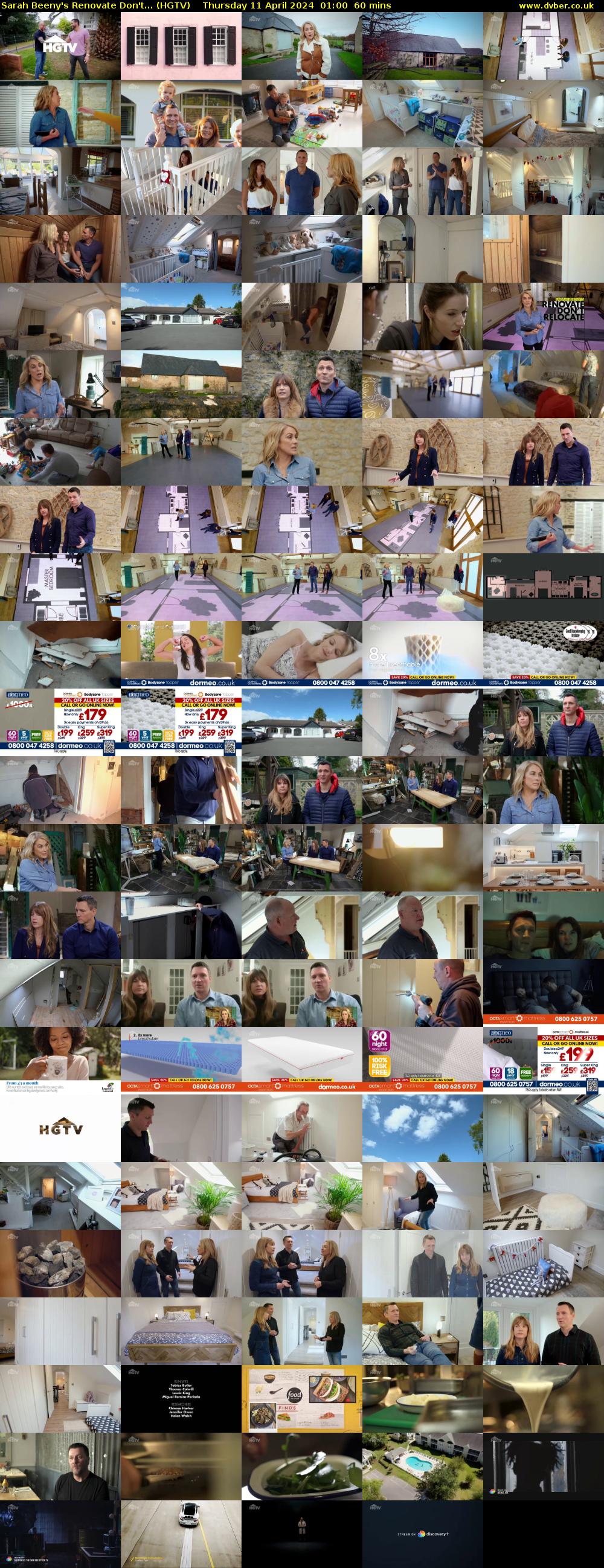Sarah Beeny's Renovate Don't... (HGTV) Thursday 11 April 2024 01:00 - 02:00