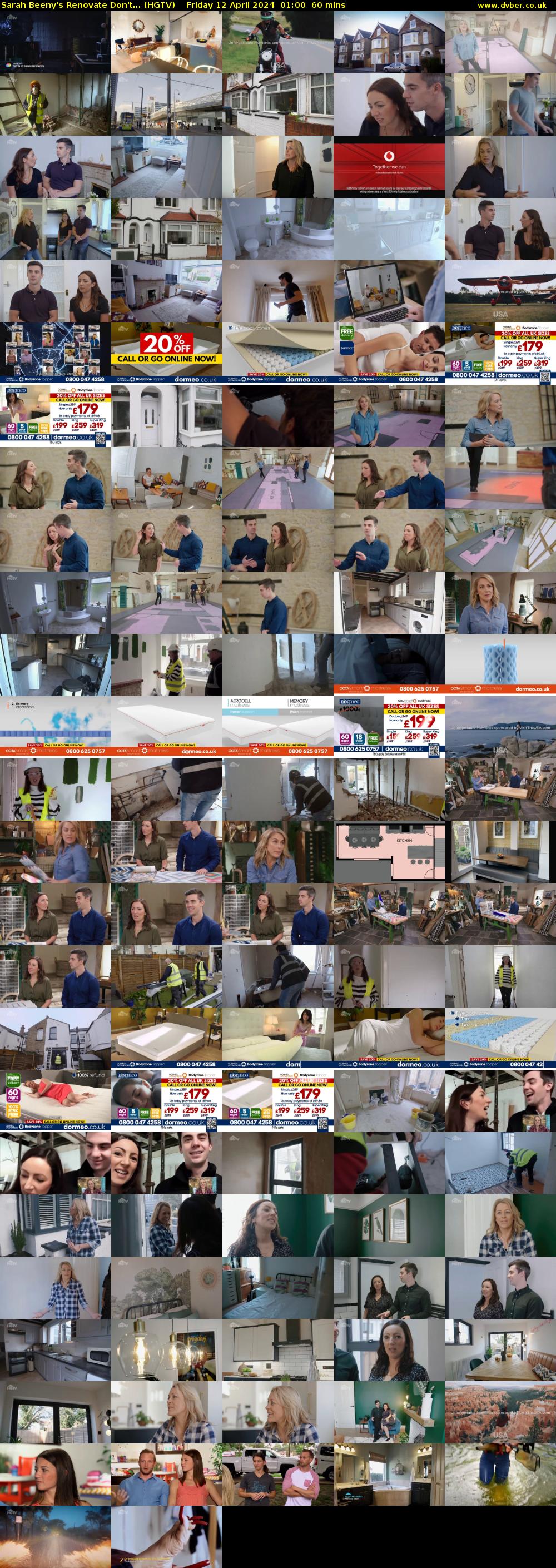 Sarah Beeny's Renovate Don't... (HGTV) Friday 12 April 2024 01:00 - 02:00