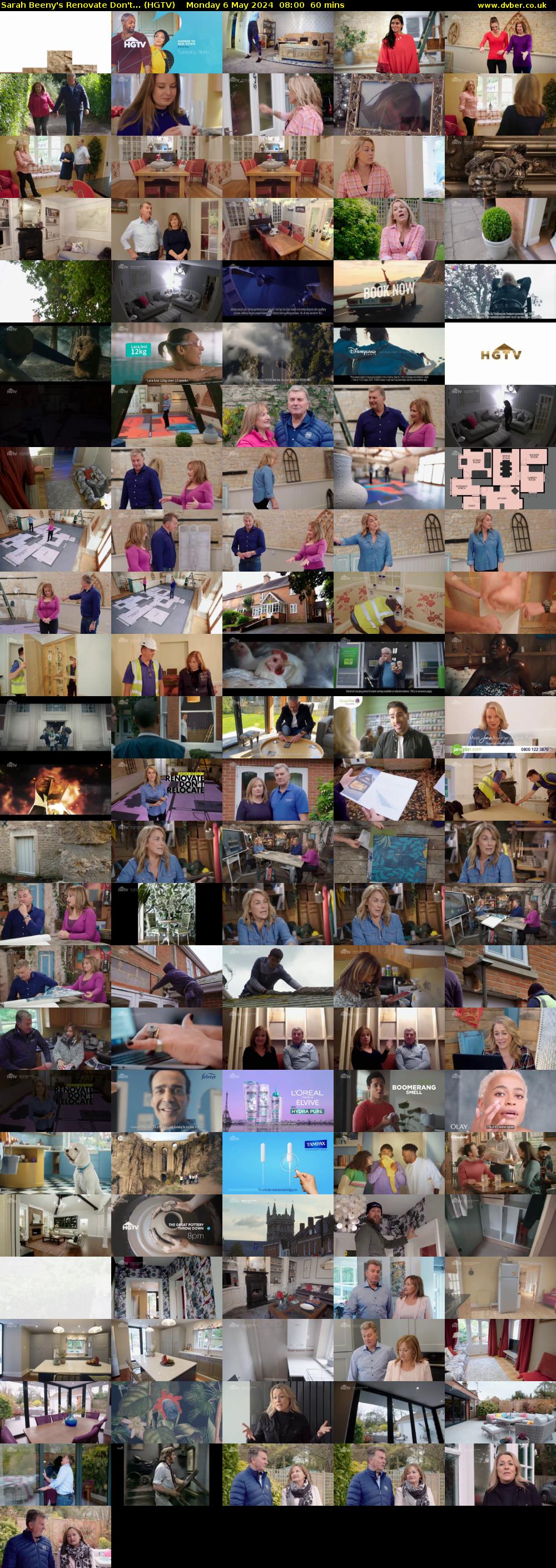 Sarah Beeny's Renovate Don't... (HGTV) Monday 6 May 2024 08:00 - 09:00